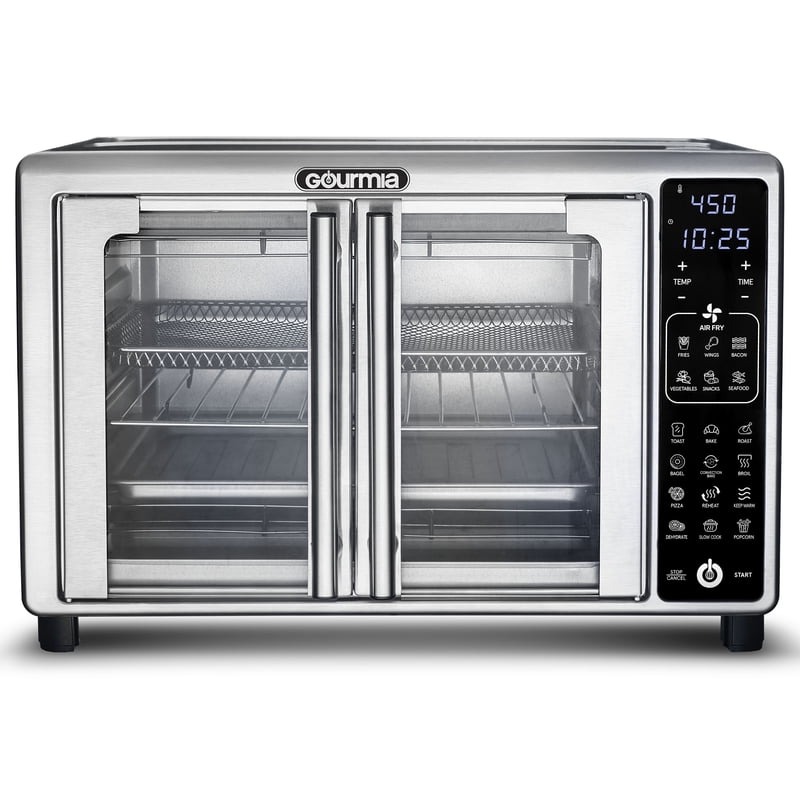 24L French Door Digital Air Fryer Toaster Oven - 1700W Stainless Steel