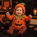 Baby Jack-O-Lantern Costume Set with Bodysuit and Leggings - 3-6 Months Orange Variation