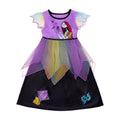 Girls Halloween Costume Gown - Nightmare Before Christmas Purple, Sizes 4-12