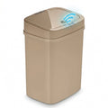 Automatic Bathroom Trash Can - 3.2 Gallon Motion Sensor, Almond Biscuit