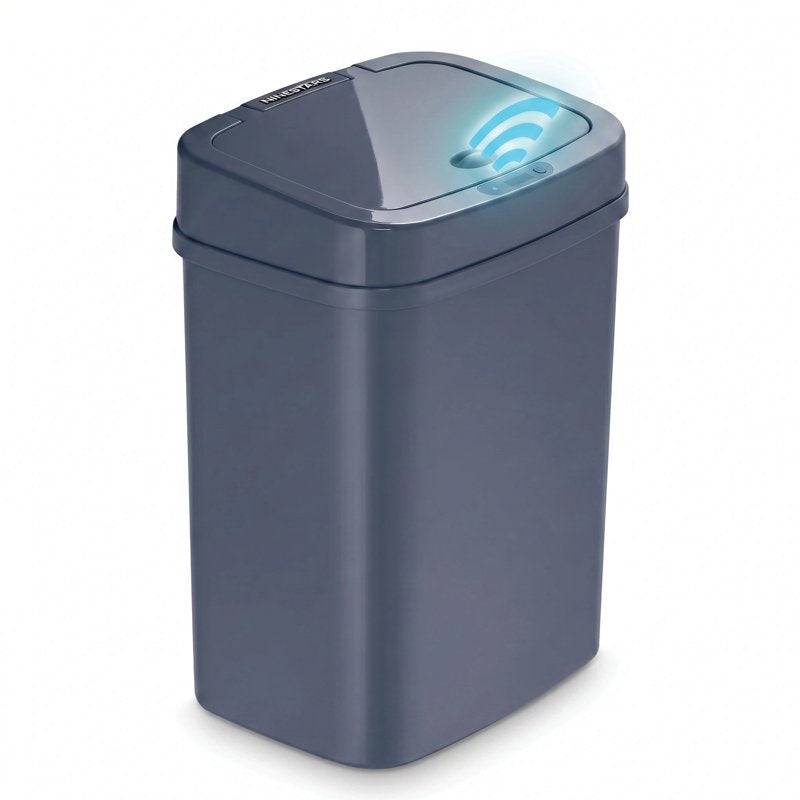 Automatic Bathroom Trash Can - 3.2 Gallon Motion Sensor - Washed Indigo