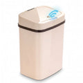 3 Gallon Motion Sensor Trash Can with Trash Bags - Cream