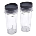 16 oz Single Serve Cups with Lids - 2-Pack for Ninja BL660