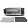 6-in-1 Digital Countertop Air Fryer & Toaster Oven, Flip-Away Stainless Steel