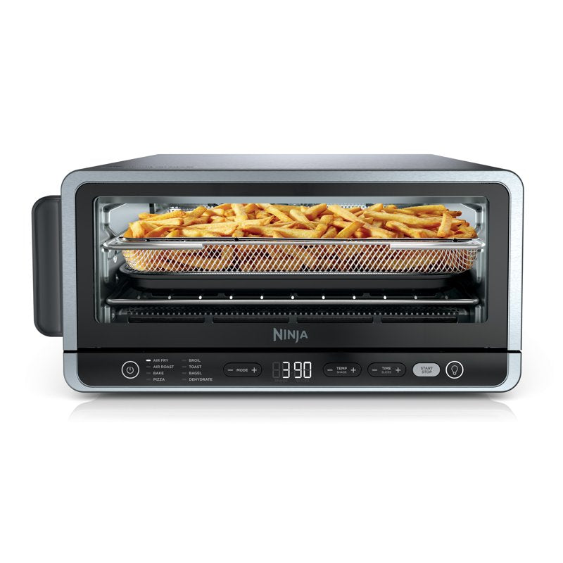 8-in-1 Flip Toaster Oven and Air Fryer, Space-Saving Countertop Oven