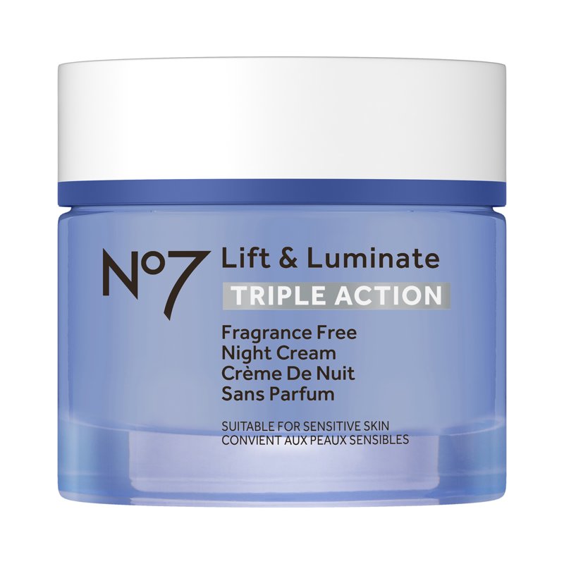 Triple Action Anti-Aging Night Cream, Fragrance-Free Firming Moisturizer
