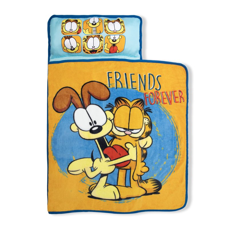 Toddler Nap Mat with Blanket and Pillow - All-in-One Travel Bed for Boys & Girls
