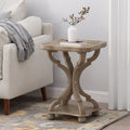 Accent Table with Hourglass Design - French Country Style