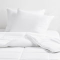 King Cooling Gel Fiber Pillow Set - Breathable Cotton Cover, Non-Toxic, Supportive