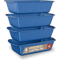 Nonstick Loaf Pan Set - 4 Pack, Carbon Steel 11" Blue Marble