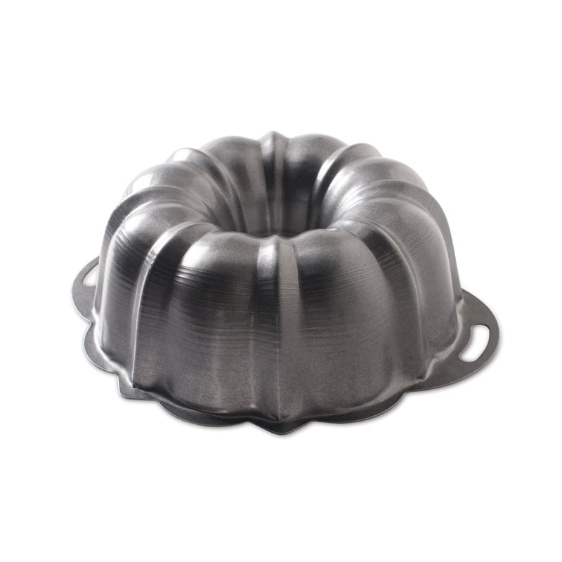 12-Cup Nonstick Aluminum Bundt Cake Pan with Handles