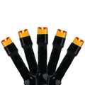LED Halloween String Lights - 10 Feet Orange Battery-Operated Decor