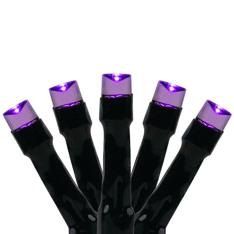 Purple LED String Lights 10ft Battery Operated Indoor Outdoor Decor
