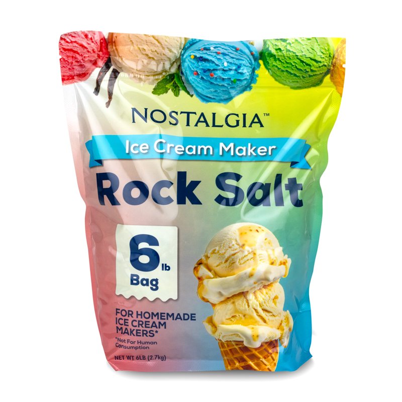 Rock Salt for Ice Cream Makers - 6 lb Bag