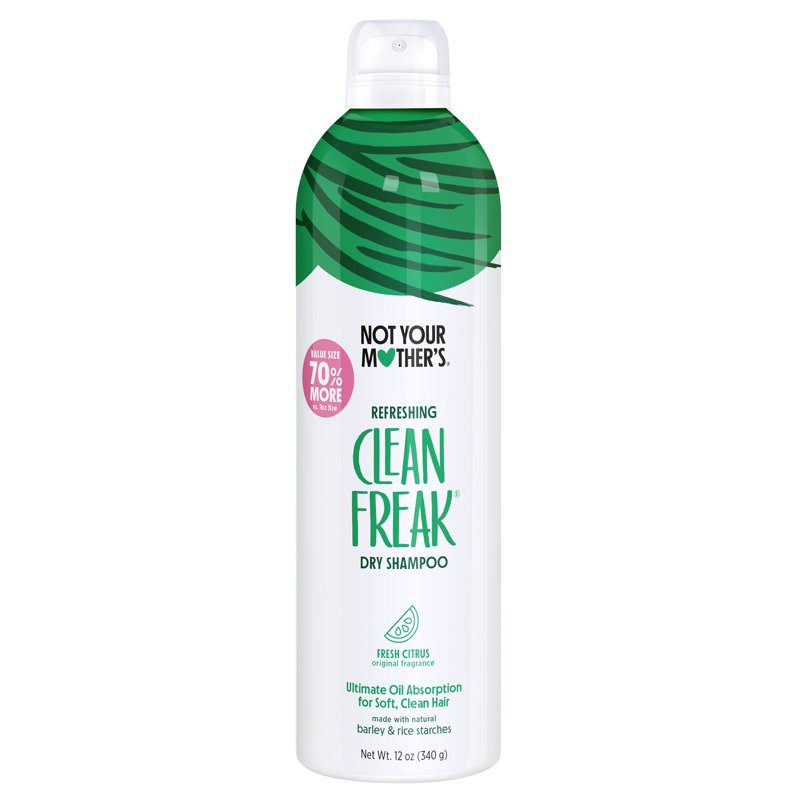 Refreshing Dry Shampoo Spray, Jumbo Size 12 oz for Oily Hair