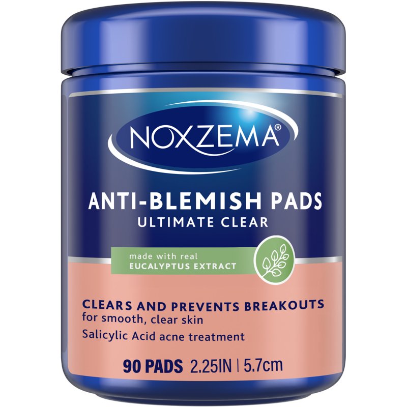 2% Salicylic Acid Acne Treatment Face Pads - Pore Cleansing Skin Care 90ct