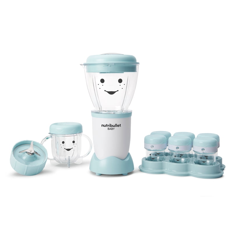 Baby Food Blender Prep System with Storage Cups and Batch Bowl