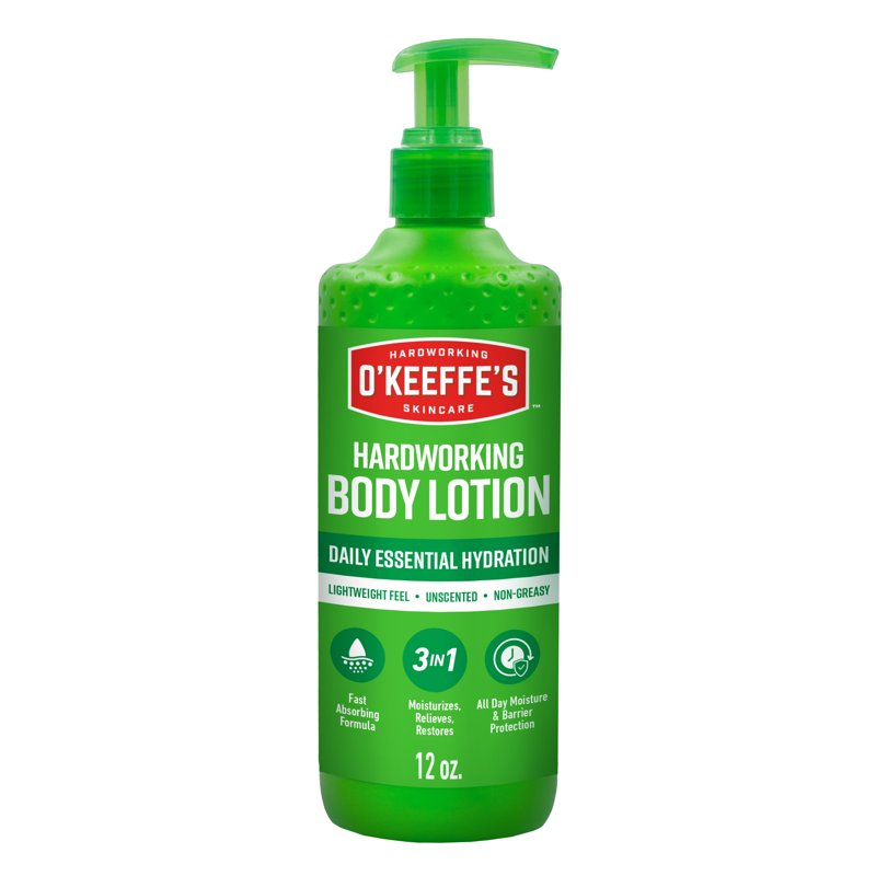 Hardworking Body Lotion for Extremely Dry Skin - 12oz Pump