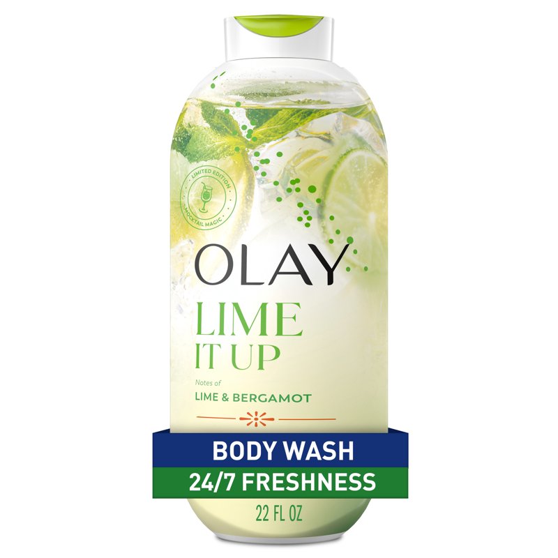 Lime & Bergamot Body Wash with Vitamin B3 - 22oz
