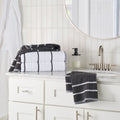 Better Homes & Gardens Textured Cotton Towel Set - Grey Shadow, 4-Piece