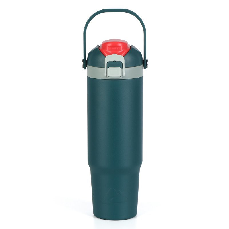 30 oz Stainless Steel Insulated Tumbler with Dual Sip & Chug Lid - Green