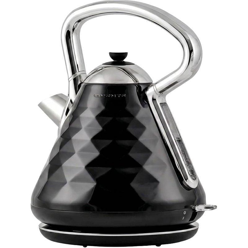 Stainless Steel Electric Tea Kettle 1.7L - Black, 1500W Fast Heating
