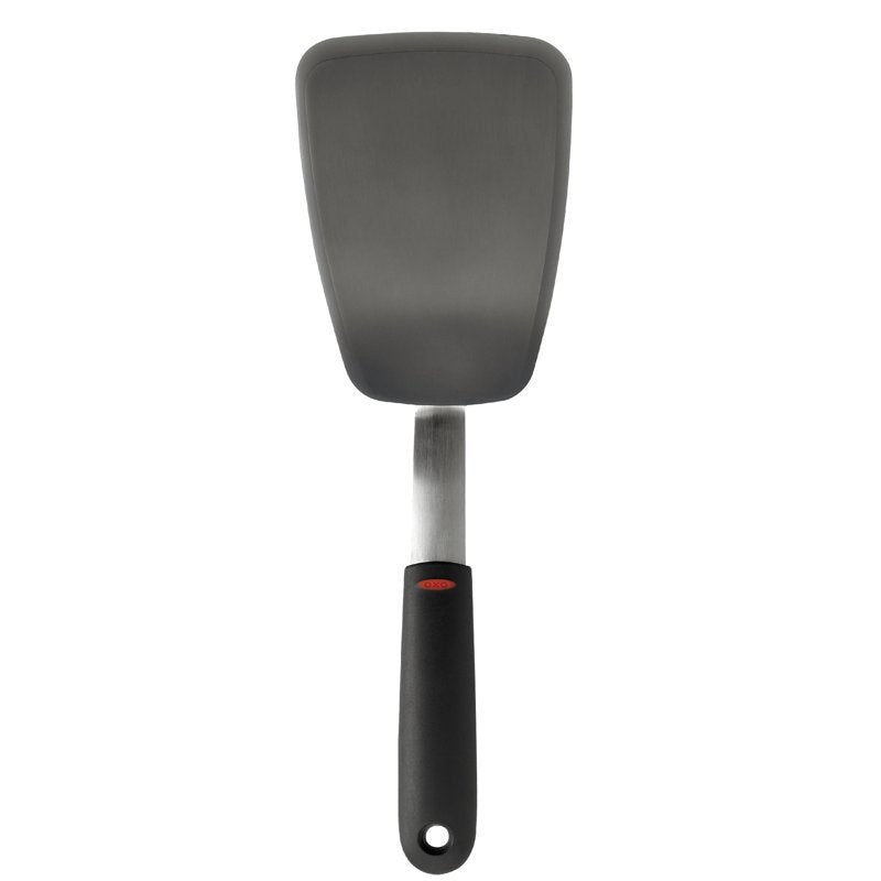 Silicone Flexible Turner - Large Black Nylon Cooking Tool