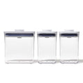 Airtight 3-Piece Food Storage Container Set - White