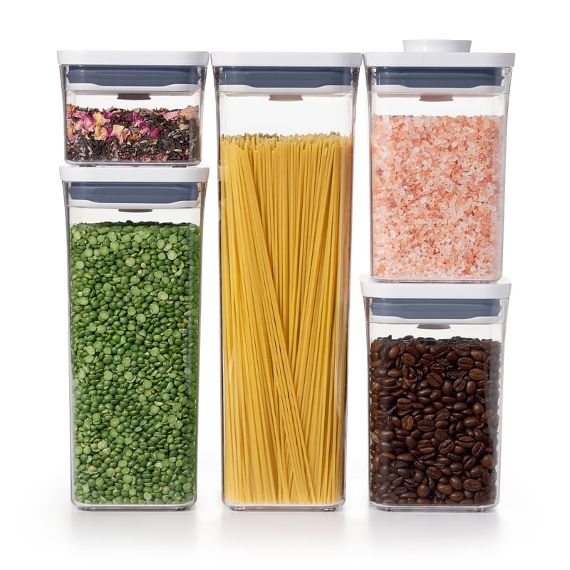 5-Piece Food Storage Container Set - Airtight & Stackable