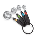 Stainless Steel Measuring Spoons Set - 4 Piece with Non-Slip Handles