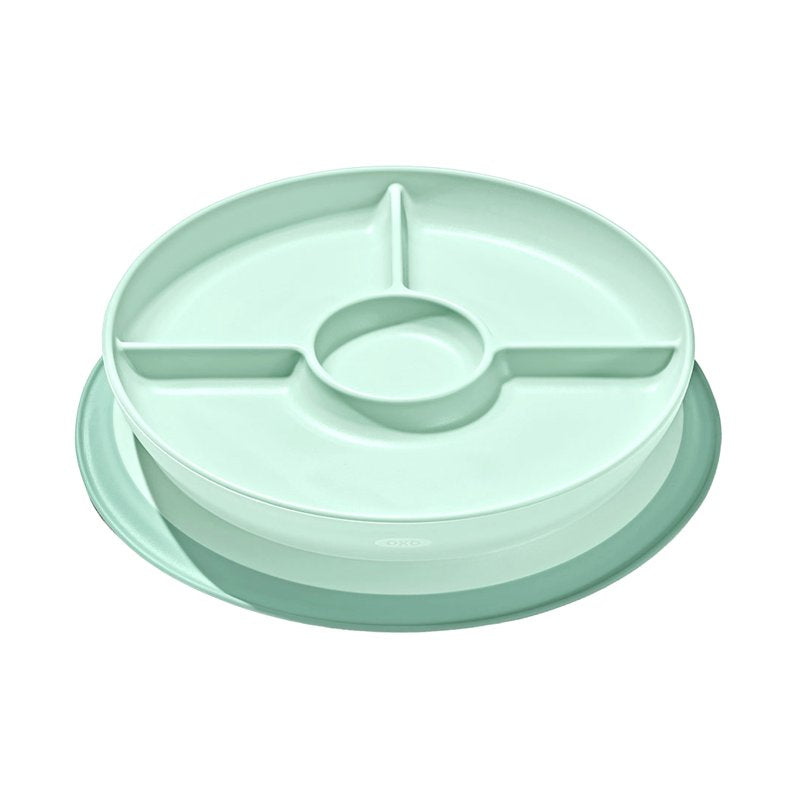 Suction Divided Plate for Baby & Toddler - Opal