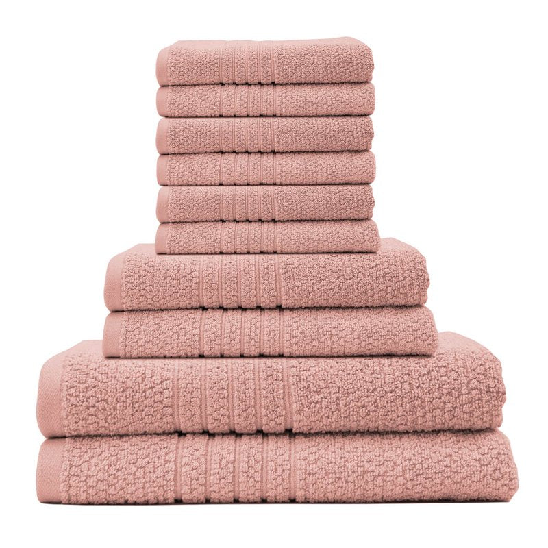 OakRidge 10-Piece Towel Set - Bisque Cotton Bath & Hand Towels