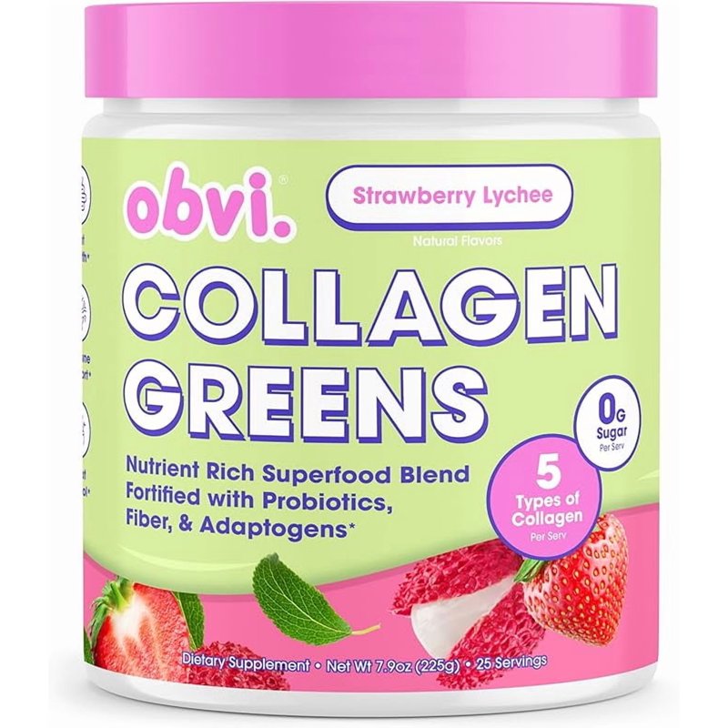 Probiotic Collagen Greens Powder - Hair, Skin & Nails Support