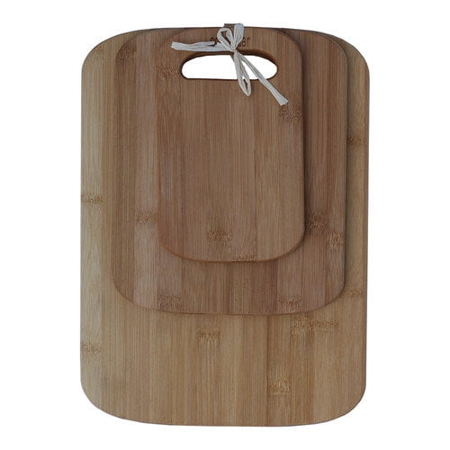 Eco-Friendly Bamboo Cutting Board Set - 3 Versatile Sizes