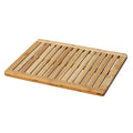 Oceanstar Bamboo Shower and Floor Mat 23.75 x 17.75 Inches Eco-Friendly