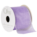 Lavender Purple Wired Edge Sheer Metallic Ribbon 2.5 Inch, 9 Feet – Perfect for Wedding & Craft Decor (Variation of THIS listing)