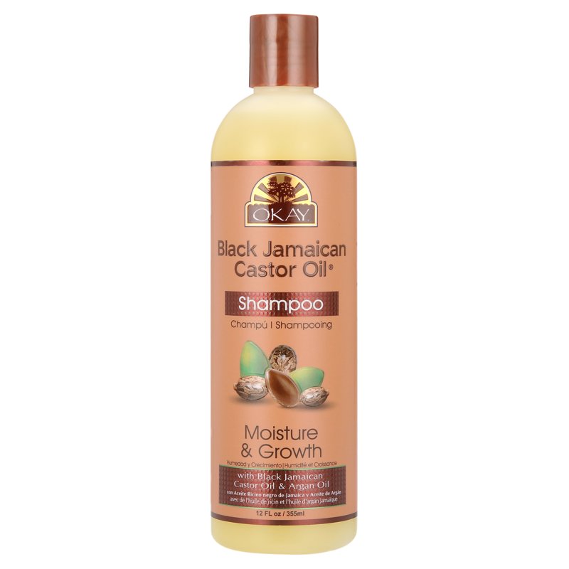 Black Jamaican Castor Oil Shampoo with Argan Oil - 12 oz