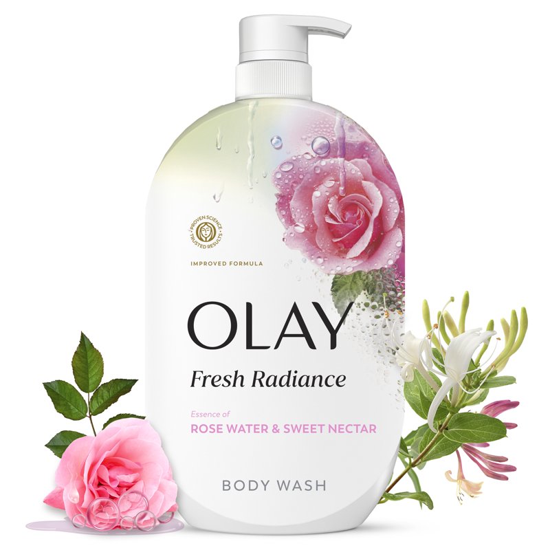 Fresh Radiance Body Wash with Rose Water & Vitamin B3 - 35 fl oz
