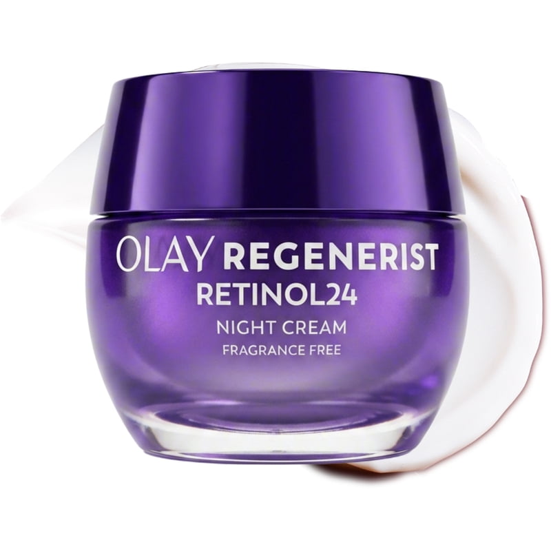 Retinol 24 Night Cream - Anti-Aging Moisturizer with Triple Collagen Peptide