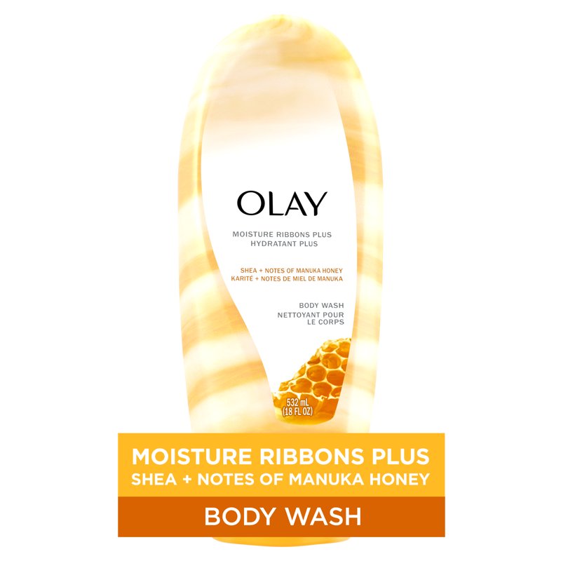 Moisture Ribbons Body Wash with Shea Butter & Manuka Honey - 18 fl oz