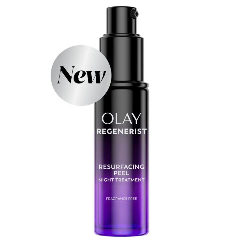 Night Resurfacing Peel Treatment Serum with AHA and Peptides, 30mL