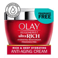 Ultra Rich Face Moisturizer, Fragrance-Free Hydrating Cream, 1.7 Oz