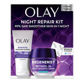 Retinol Night Moisturizer and Exfoliating Face Wash Skincare Duo Set