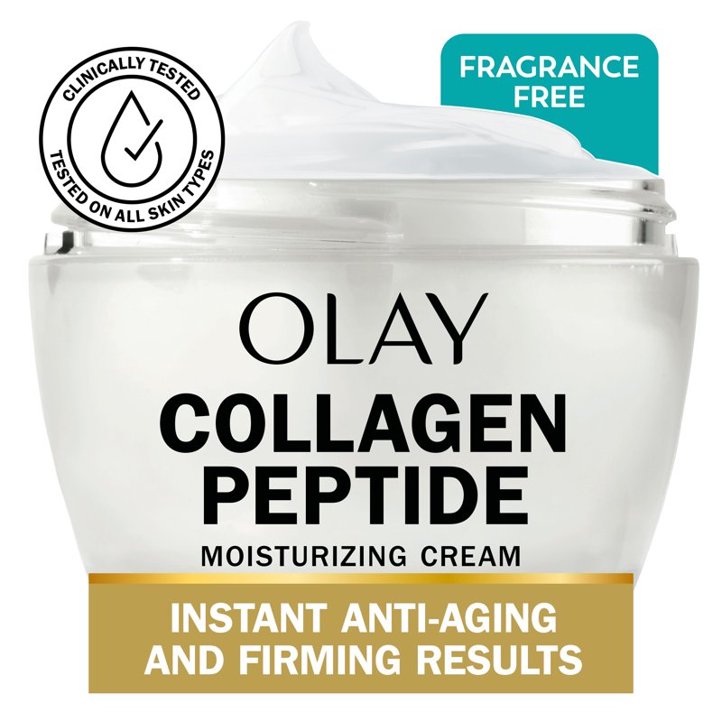 Facial Moisturizer with Collagen Peptide - Fragrance-Free
