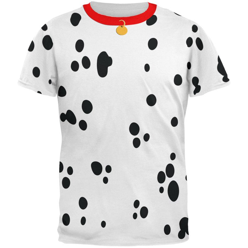 Multicoloured Dog Dalmatian Costume T-Shirt for Men - S Variation