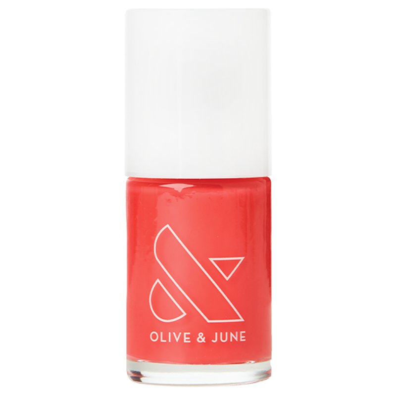 Long-Lasting Watermelon Red Nail Polish - 15-Free Vegan Formula