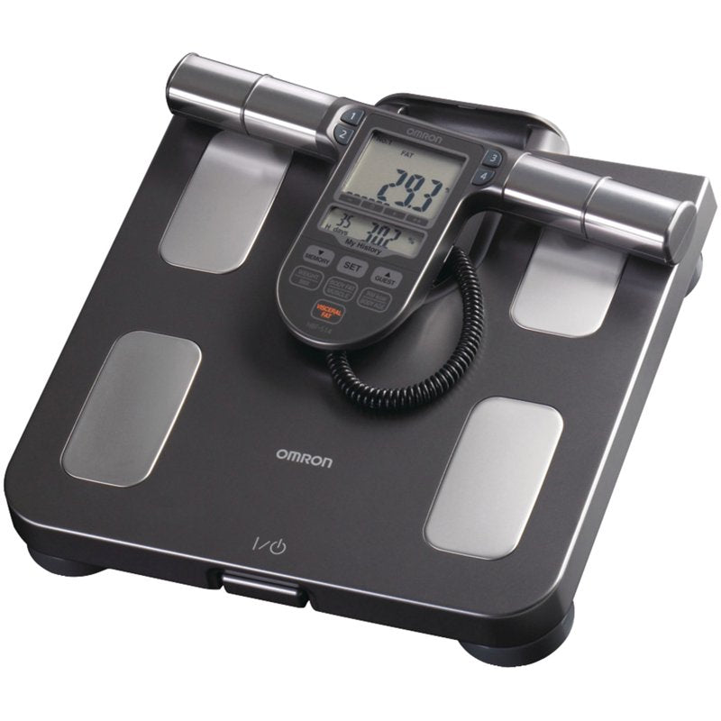 Full-Body Composition Monitor Bathroom Scale - Black, Fitness Tracking
