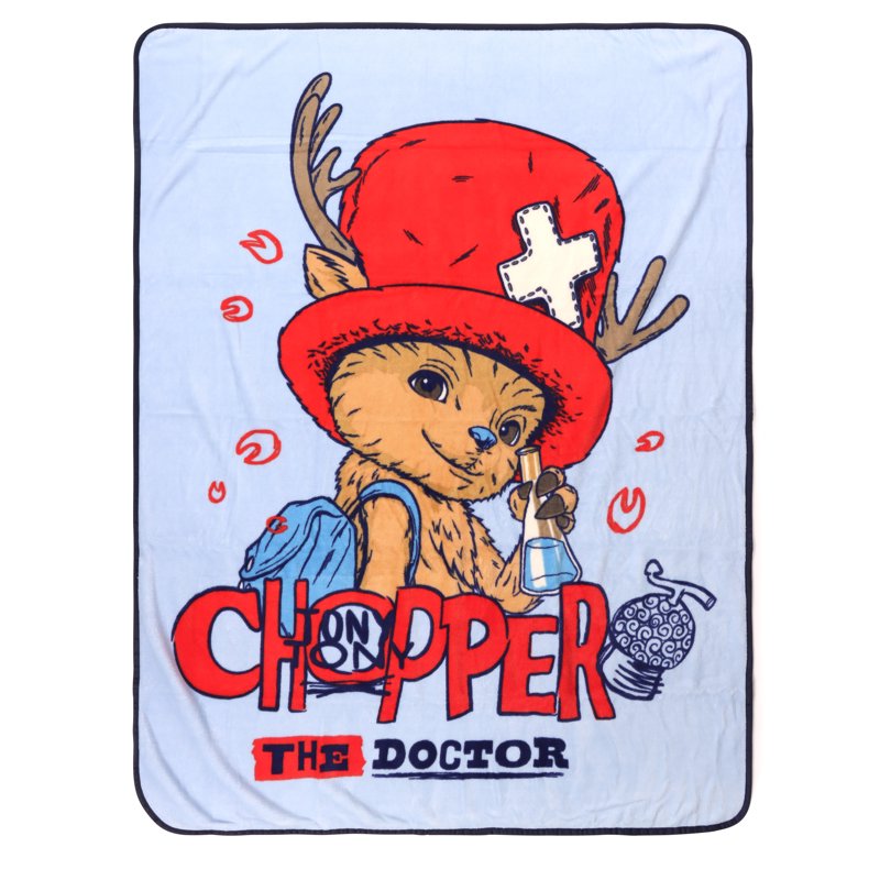 Kids One Piece Chopper Throw Blanket - Soft Coral Fleece, 46x60 Inches