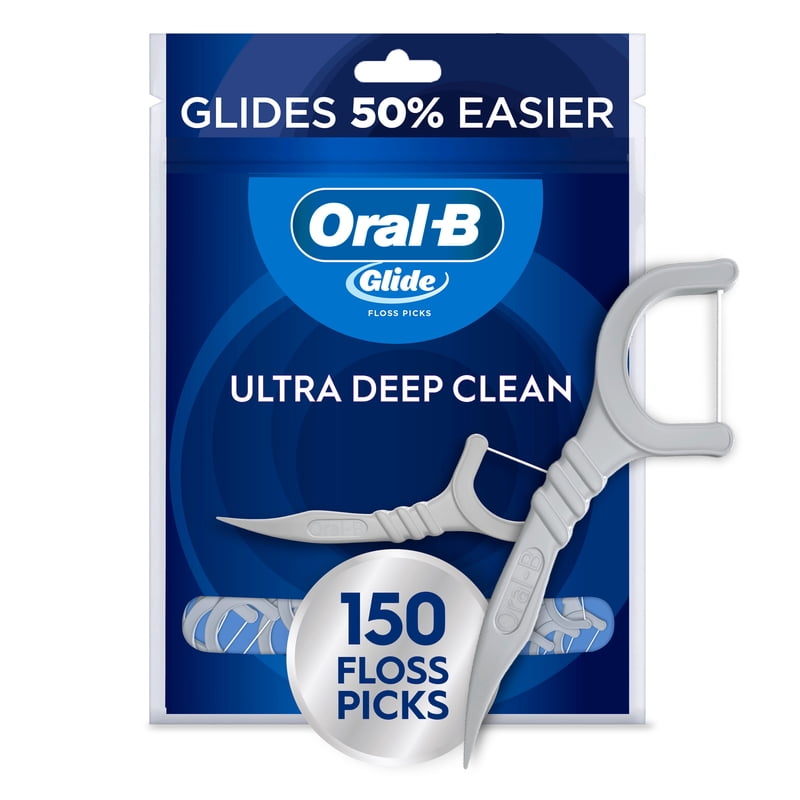 Glide Ultra Deep Clean Floss Picks - 150 Count, Cool Mint