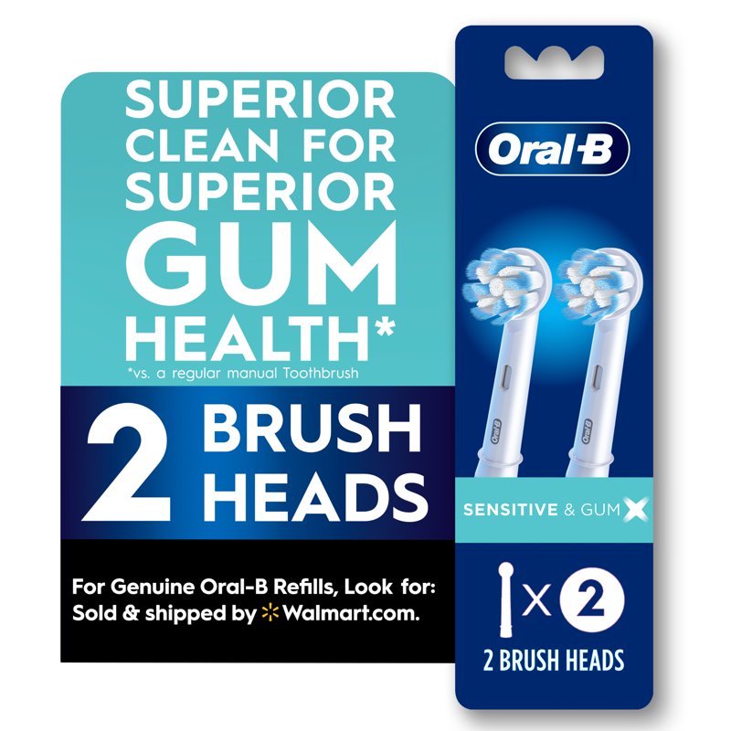 Gum Care Electric Toothbrush Replacement Heads, Extra Soft, 2 Count